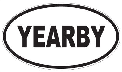 YEARBY - Oval Magnet