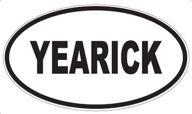 YEARICK - Oval Magnet