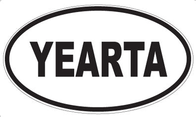 YEARTA - Oval Sticker