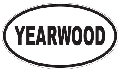 YEARWOOD - Oval Magnet