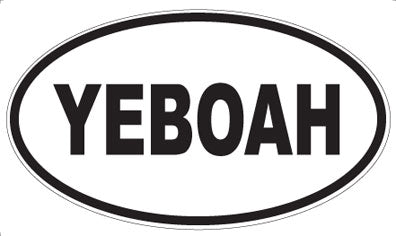YEBOAH - Oval Magnet