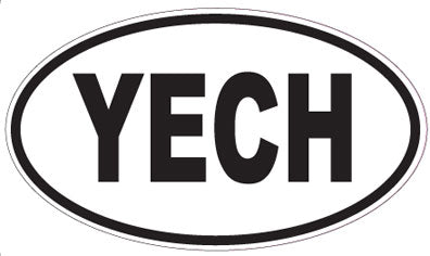 YECH - Oval Sticker