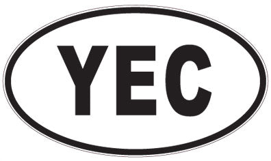 YEC - 3 Letter Initials Oval Magnet
