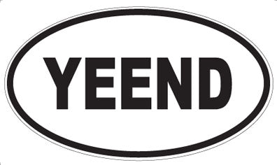 YEEND - Oval Magnet