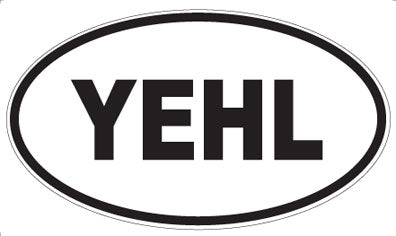 YEHL - Oval Sticker