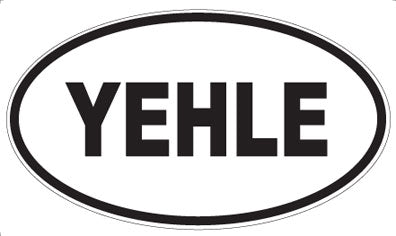 YEHLE - Oval Magnet