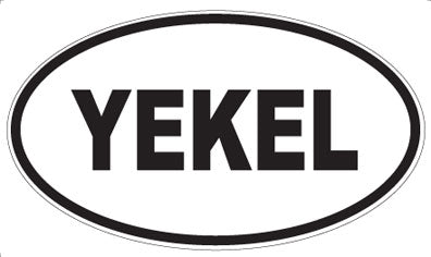 YEKEL - Oval Magnet