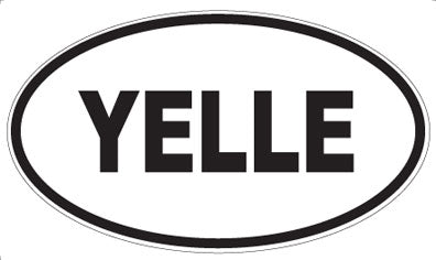 YELLE - Oval Sticker