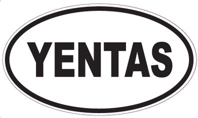 YENTAS - Oval Sticker