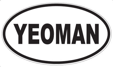 YEOMAN - Oval Magnet