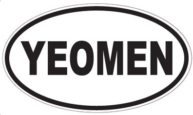 YEOMEN - Oval Sticker