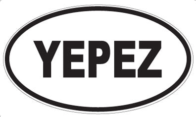 YEPEZ - Oval Sticker