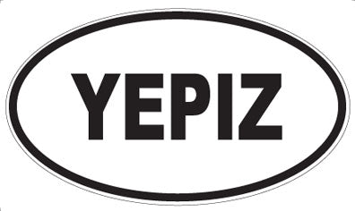 YEPIZ - Oval Sticker