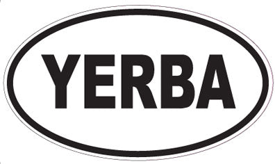 YERBA - Oval Sticker