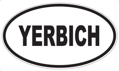 YERBICH - Oval Magnet
