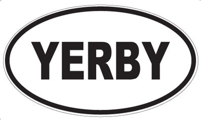 YERBY - Oval Magnet