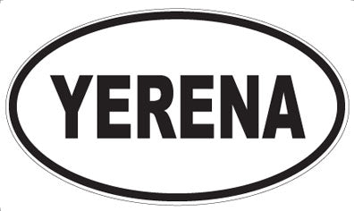 YERENA - Oval Magnet