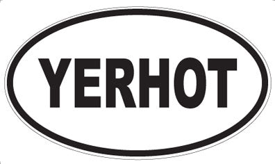 YERHOT - Oval Sticker