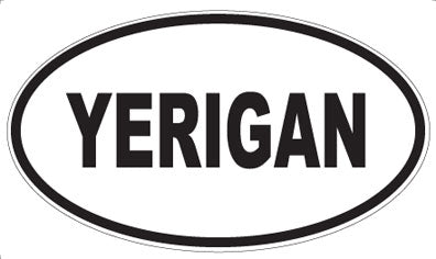 YERIGAN - Oval Sticker