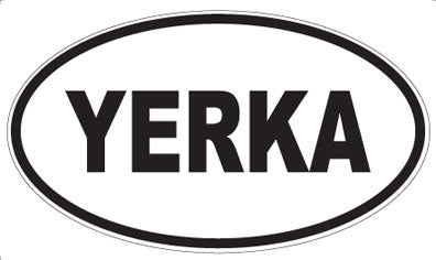 YERKA - Oval Sticker