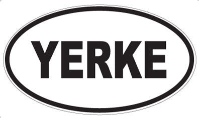 YERKE - Oval Magnet