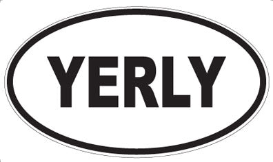 YERLY - Oval Magnet