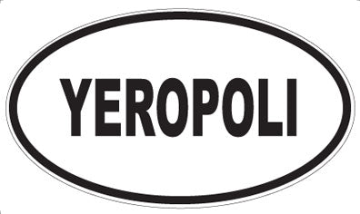YEROPOLI - Oval Magnet