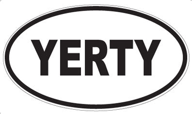 YERTY - Oval Magnet