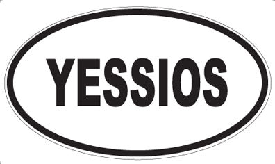 YESSIOS - Oval Sticker