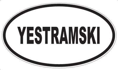 YESTRAMSKI - Oval Magnet
