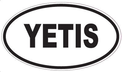 YETIS - Oval Sticker