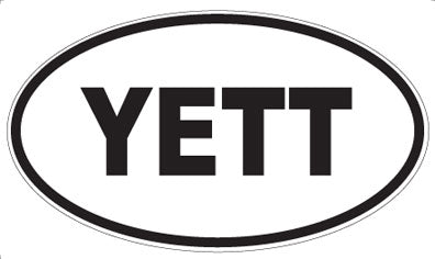 YETT - Oval Magnet