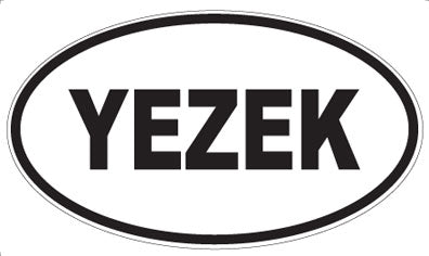 YEZEK - Oval Sticker