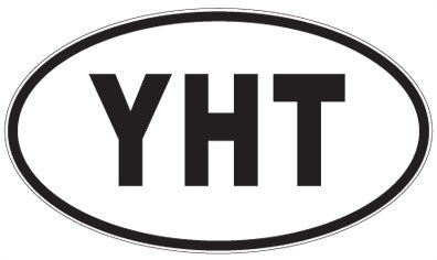YHT - 3 Letter Initials Oval Magnet