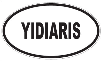 YIDIARIS - Oval Magnet