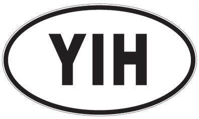 YIH - 3 Letter Initials Oval Magnet