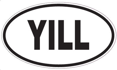 YILL - Oval Sticker