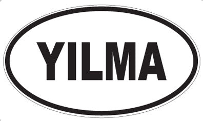 YILMA - Oval Sticker