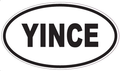 YINCE - Oval Sticker