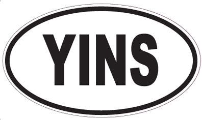 YINS - Oval Sticker