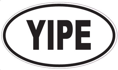 YIPE - Oval Sticker