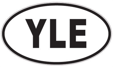 YLE - 3 Letter Initials Oval Magnet