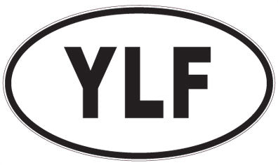 YLF - 3 Letter Initials Oval Magnet