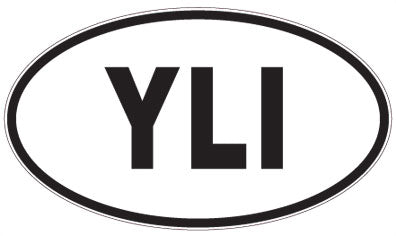 YLI - 3 Letter Initials Oval Sticker