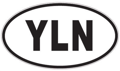 YLN - 3 Letter Initials Oval Magnet