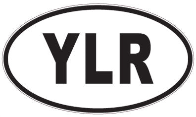 YLR - 3 Letter Initials Oval Magnet