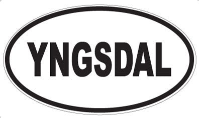 YNGSDAL - Oval Magnet