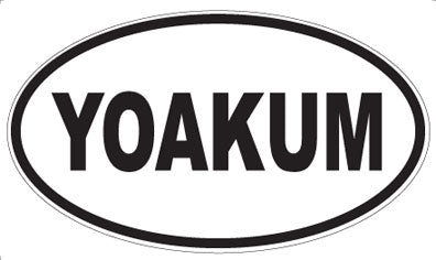 YOAKUM - Oval Magnet