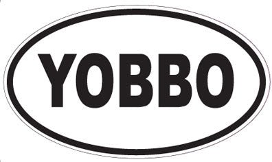 YOBBO - Oval Sticker