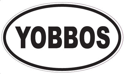 YOBBOS - Oval Sticker
